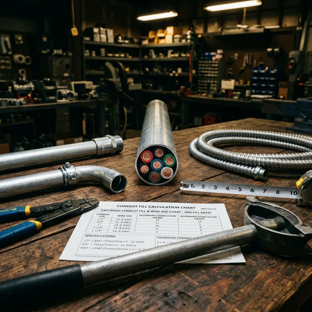 Conduit Fill CEC Table 8
