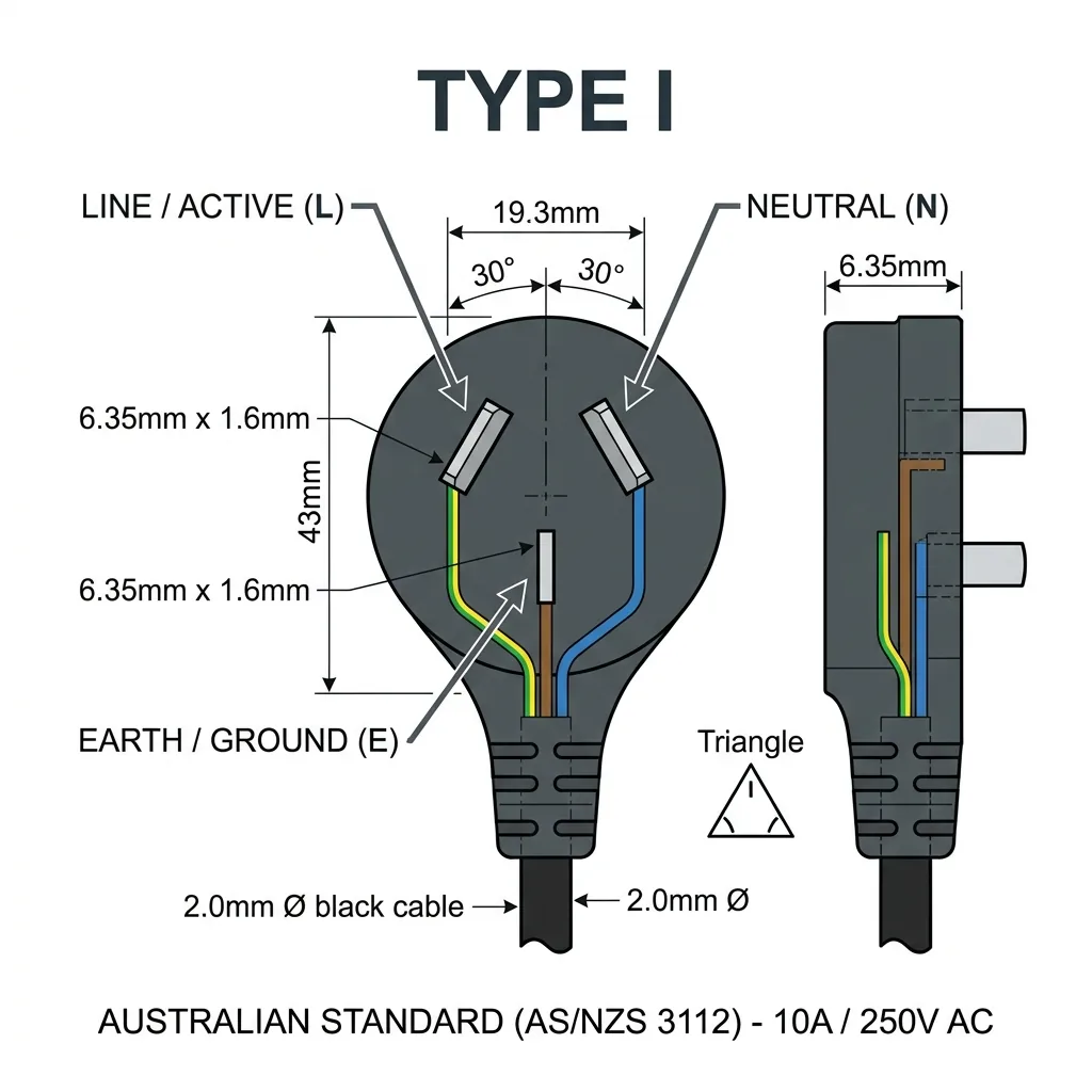 Type I Australian Plug